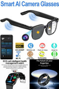 Future-Ready AI Gear: ET580 Smart Watch, 800W AI Smart Translation Glasses & R11 Smart Ring