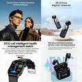 4-in-1 Smart Lifestyle Bundle | G3 Smart Glasses + 4K Action Camera + Ultra-Slim Smartwatch + ENC Noise Canceling Translation Earbuds